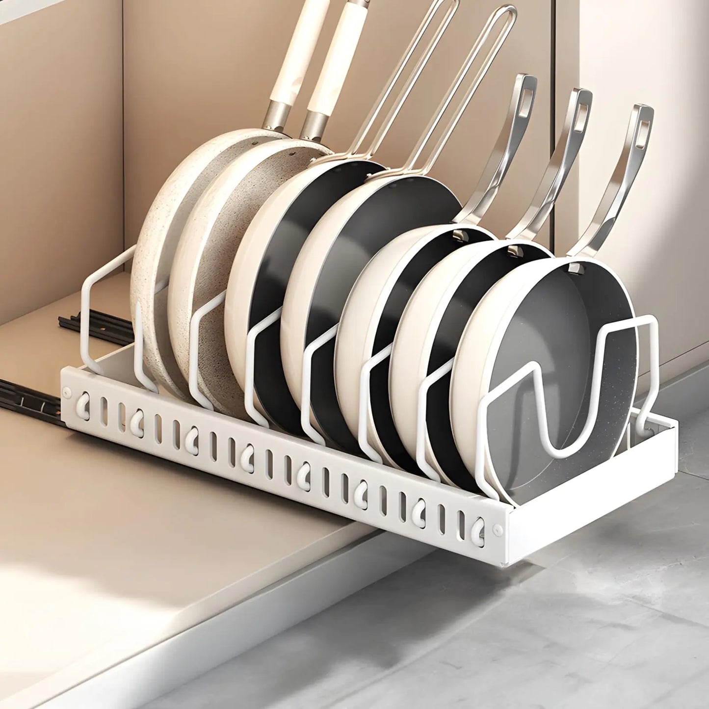 Pull-Out Pots & Pans Cabinet Organizer