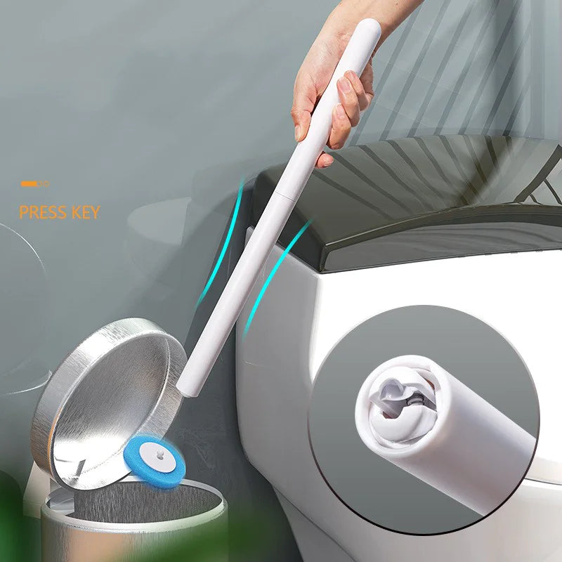 Disposable Toilet Brush System