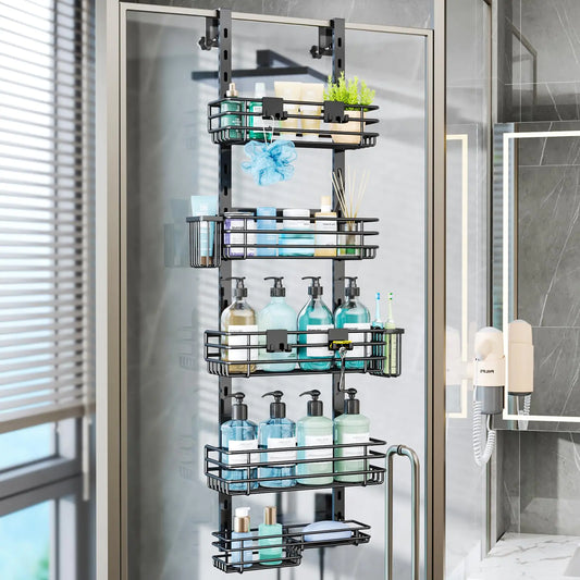 Over-The-Door Shower Caddy — 5 Tier