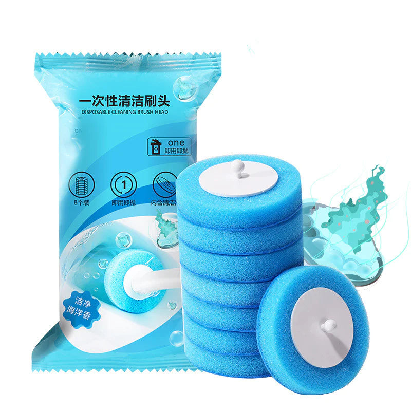 Disposable Toilet Brush System