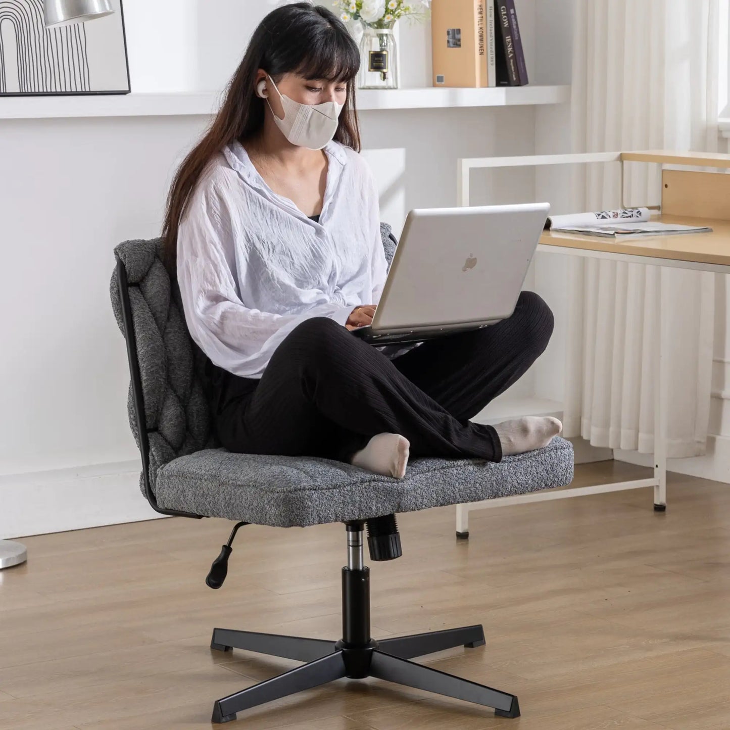 Armless Desk Chair