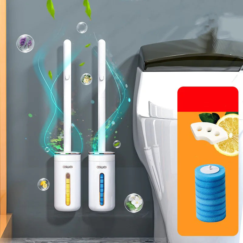 Disposable Toilet Brush System
